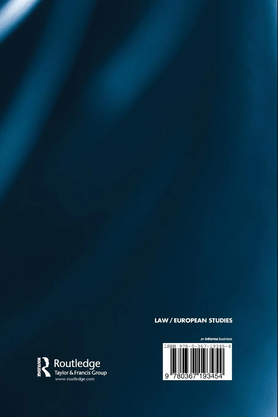 Rückseite: 9780367193454 | The European Union as an Area of Freedom, Security and Justice | Buch