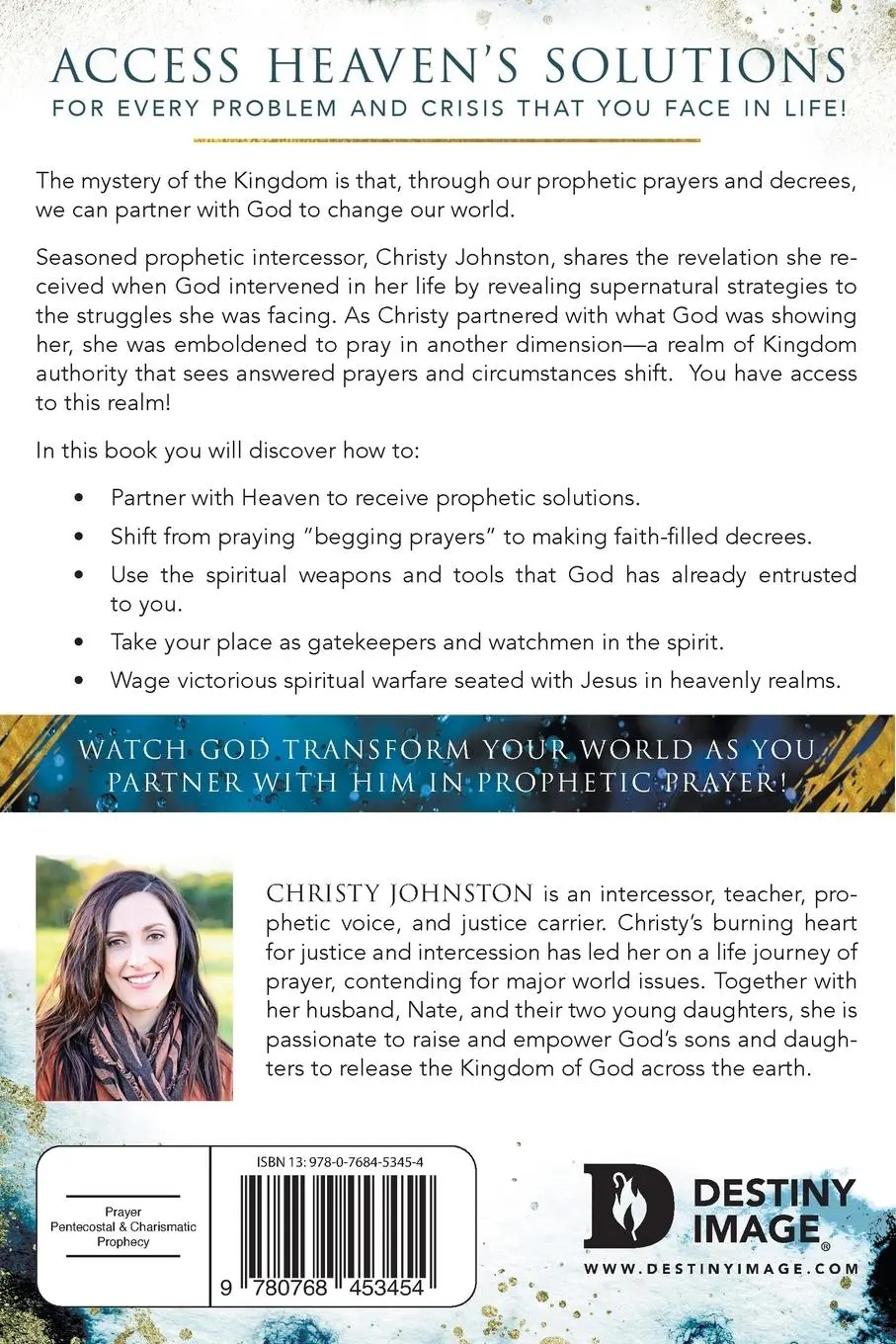 Rückseite: 9780768453454 | Releasing Prophetic Solutions | Christy Johnston | Taschenbuch | 2020