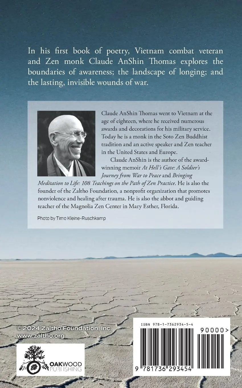 Rückseite: 9781736293454 | On the Edges of Sleep | Poems of War and Memory | Claude Anshin Thomas