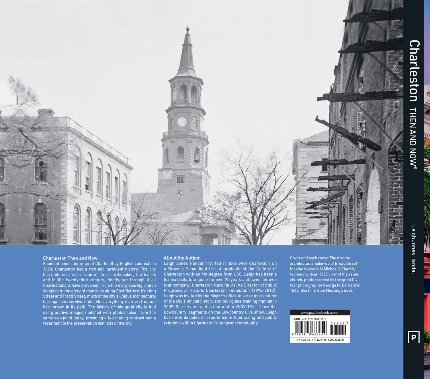 Rückseite: 9781911663454 | Charleston Then and Now | Leigh Jones Handal | Buch | Gebunden | 2024