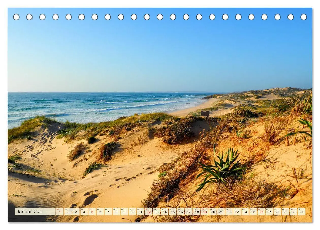 Bild: 9783435273454 | Portugal - Rota Vicentina (Tischkalender 2025 DIN A5 quer),...