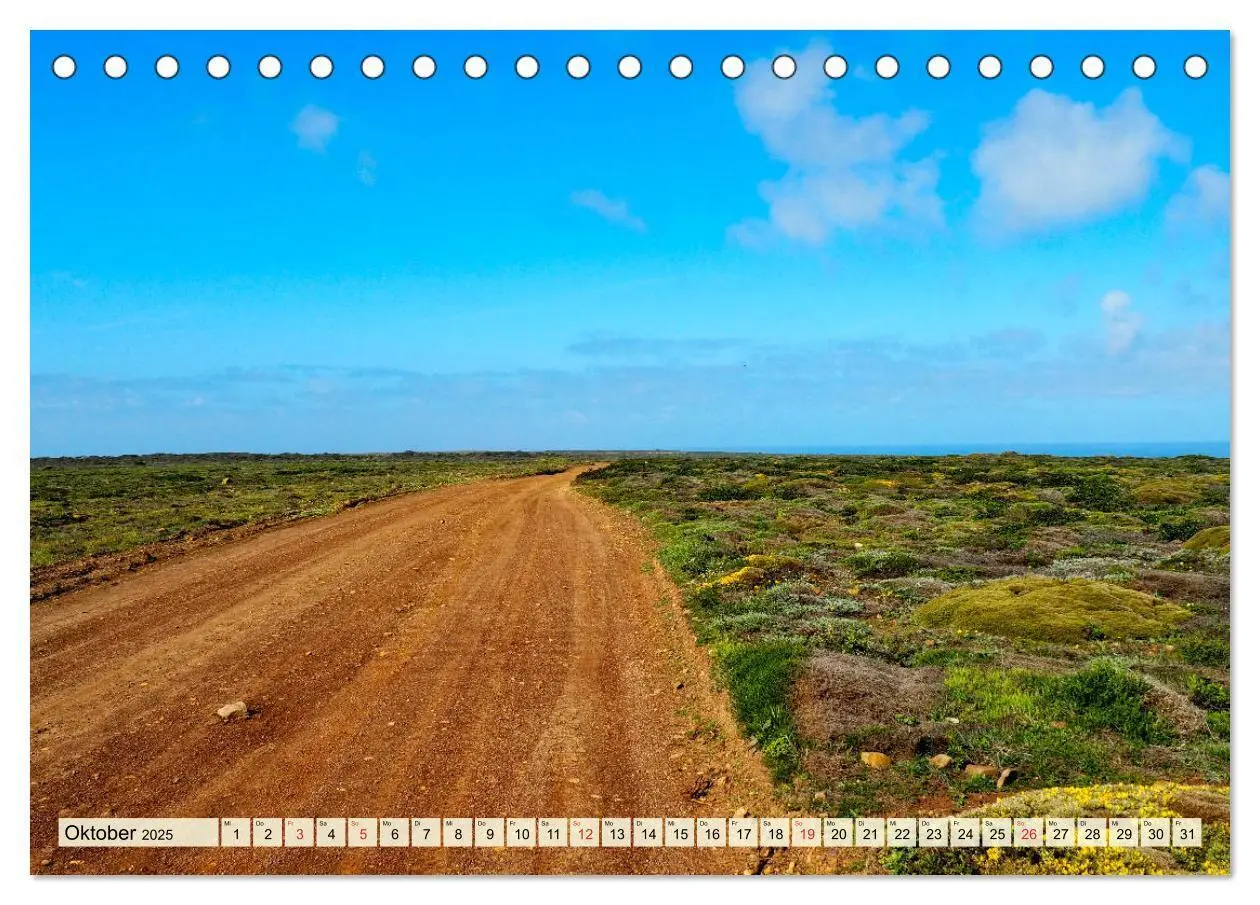 Bild: 9783435273454 | Portugal - Rota Vicentina (Tischkalender 2025 DIN A5 quer),...