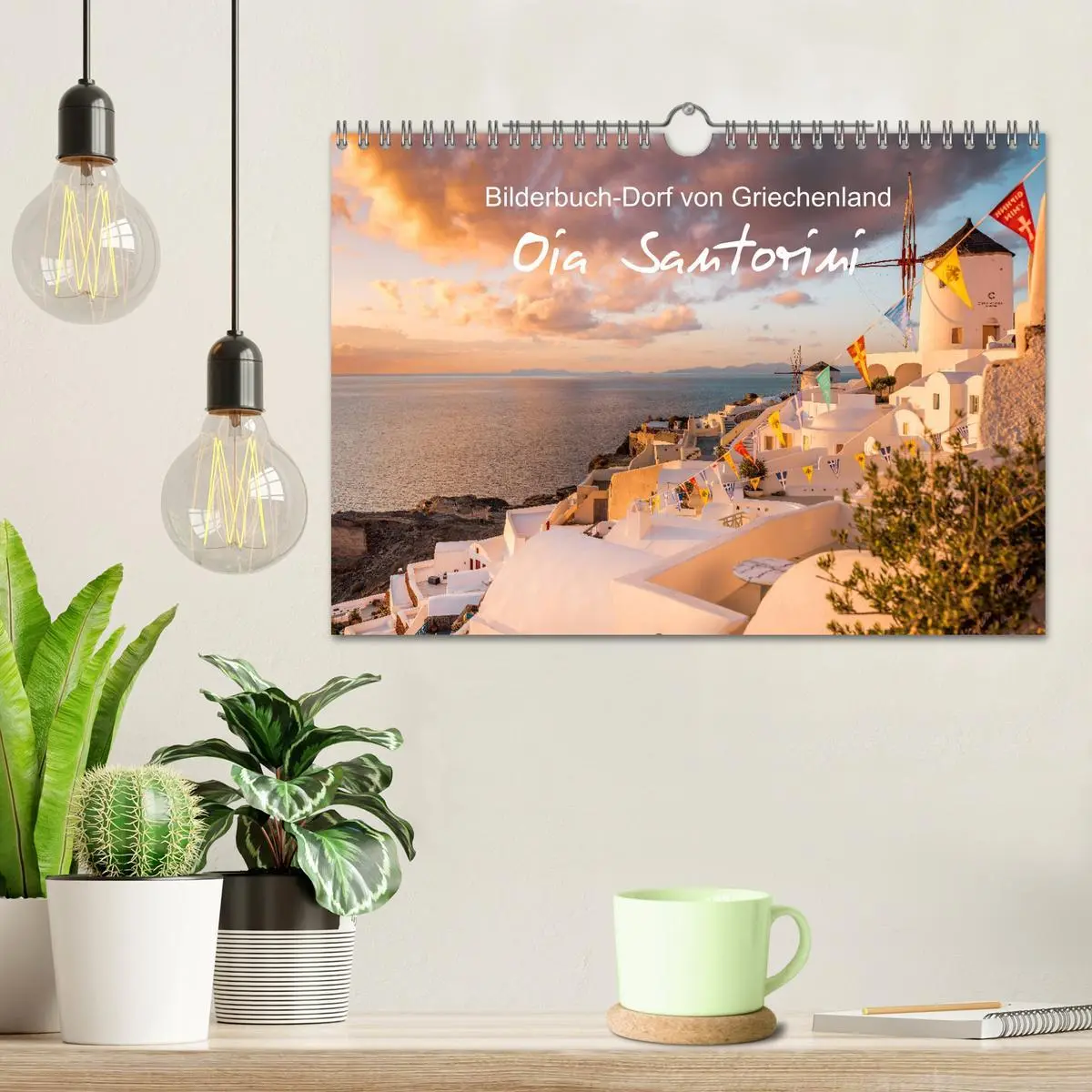 Bild: 9783457673454 | Oia Santorini - Bilderbuch-Dorf von Griechenland (Wandkalender 2026...