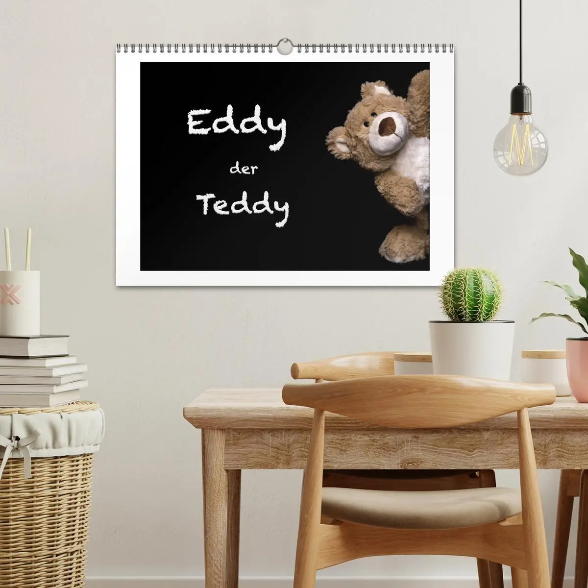 Bild: 9783457813454 | Eddy, der Teddy (Wandkalender 2026 DIN A3 quer), CALVENDO...