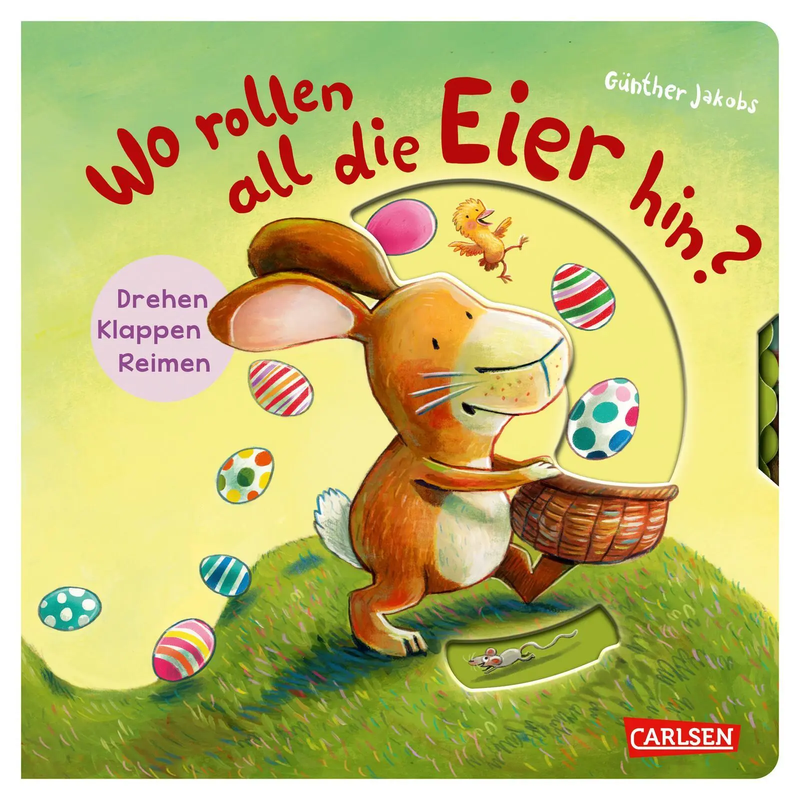 Cover: 9783551173454 | Wo rollen all die Eier hin? | Osterspaß mit Drehscheiben und Klappen