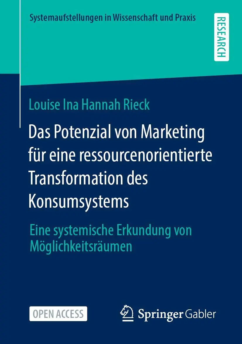 Cover: 9783658403454 | Das Potenzial von Marketing für eine ressourcenorientierte...