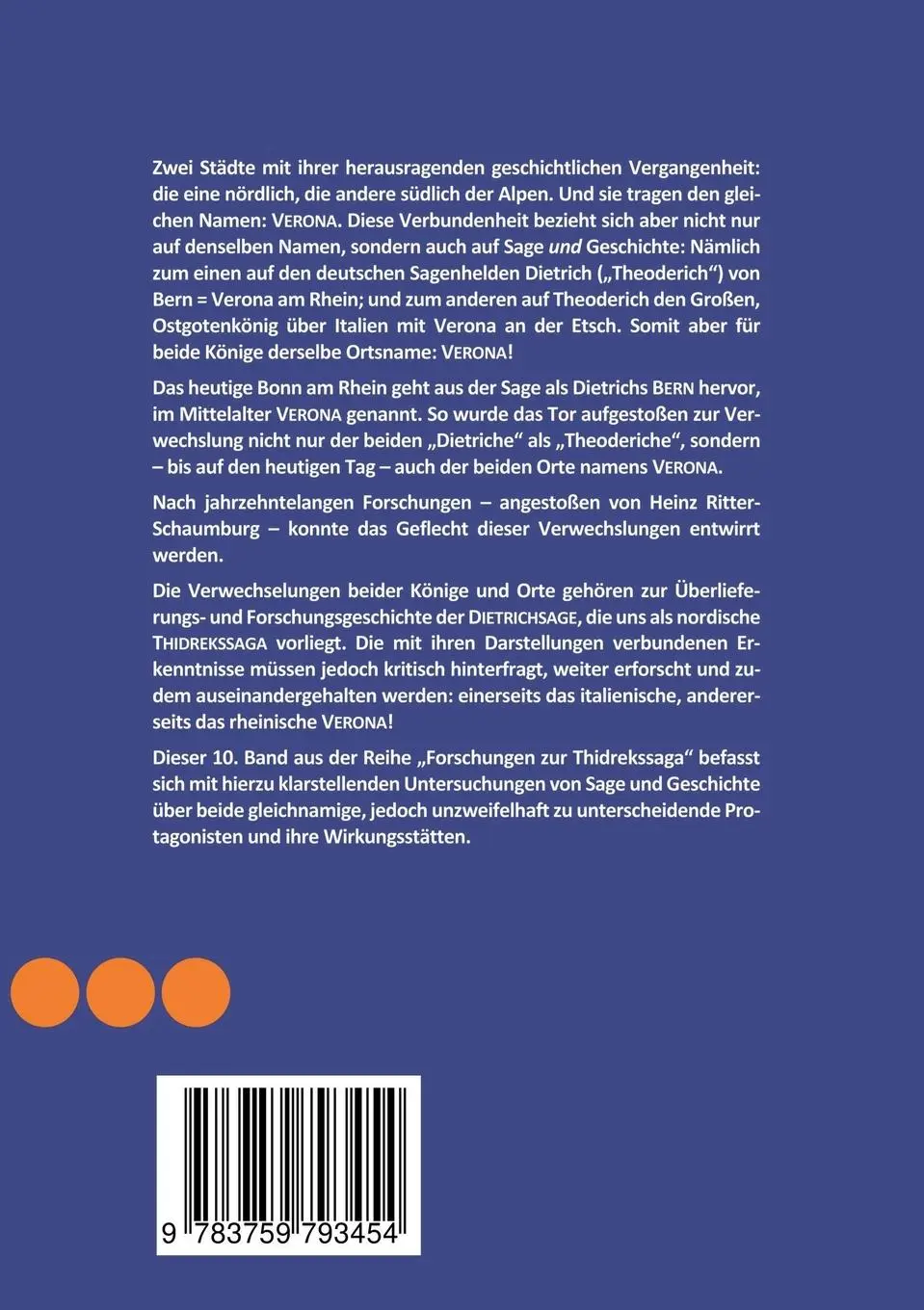 Rückseite: 9783759793454 | Bonn-Bern-Verona | Rolf Badenhausen (u. a.) | Taschenbuch | Paperback