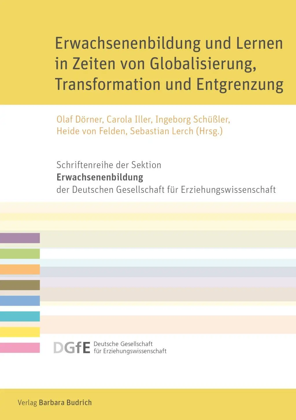 Cover: 9783847423454 | Erwachsenenbildung und Lernen in Zeiten von Globalisierung,...