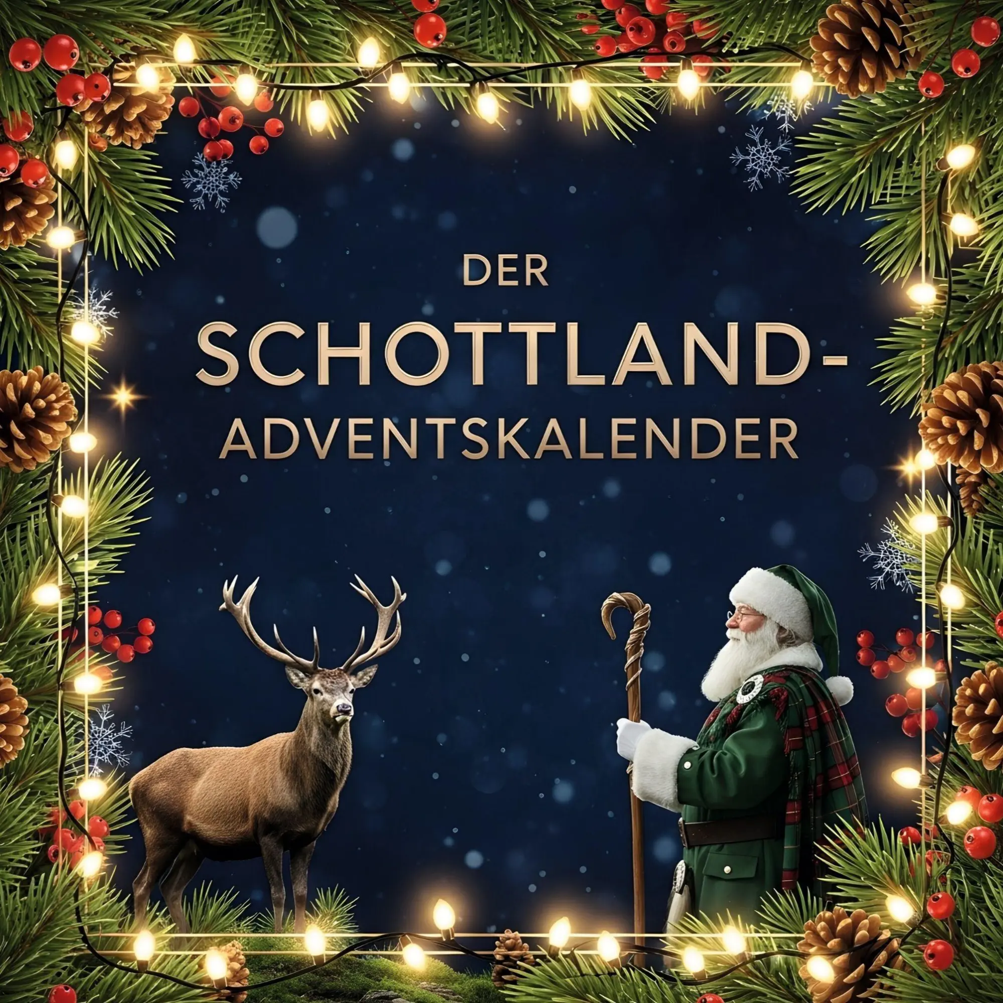 Cover: 9783695333554 | Der Schottland-Adventskalender | Anton Hartmann | Taschenbuch | 100 S.