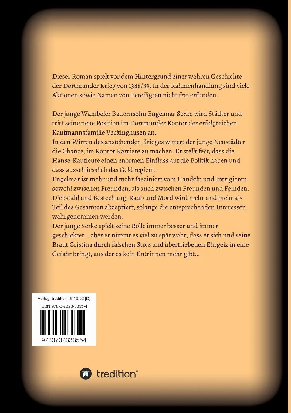 Rückseite: 9783732333554 | DIE GROSSE FEHDE | ein Roman aus dem Dortmunder Krieg von 1388/89