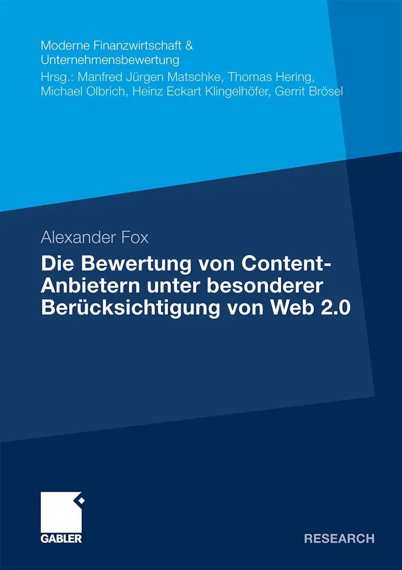 Cover: 9783834923554 | Die Bewertung von Content-Anbietern unter besonderer...