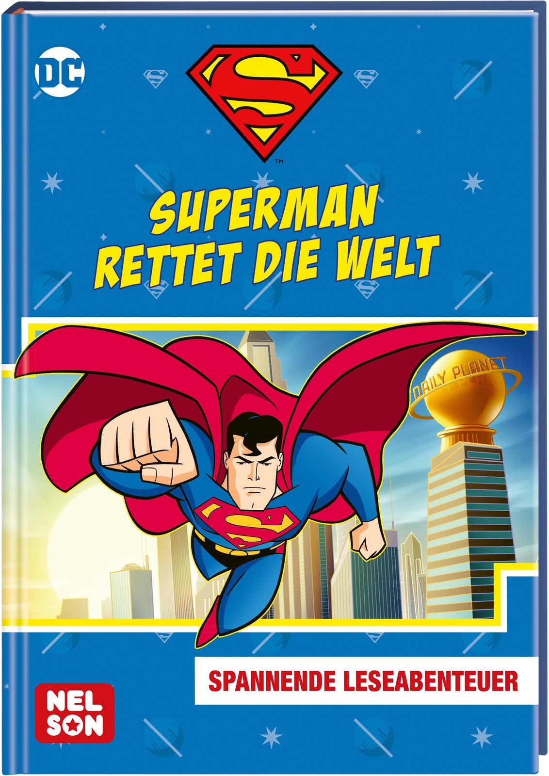 Cover: 9783845123554 | DC Superhelden: Superman rettet die Welt | Buch | DC Universum | 2023