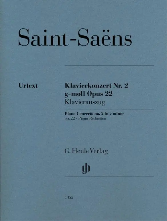 Cover: 9790201813554 | Klavierkonzert Nr. 2 g-moll op. 22 | Klavierauszug | Saint-Saens