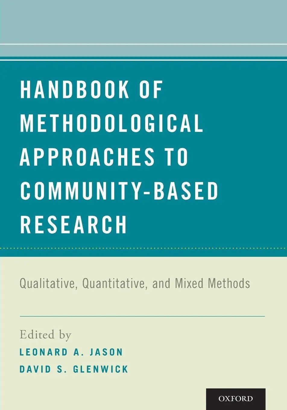 Cover: 9780190243654 | Handbook of Methodological Approaches to Community-Based Research