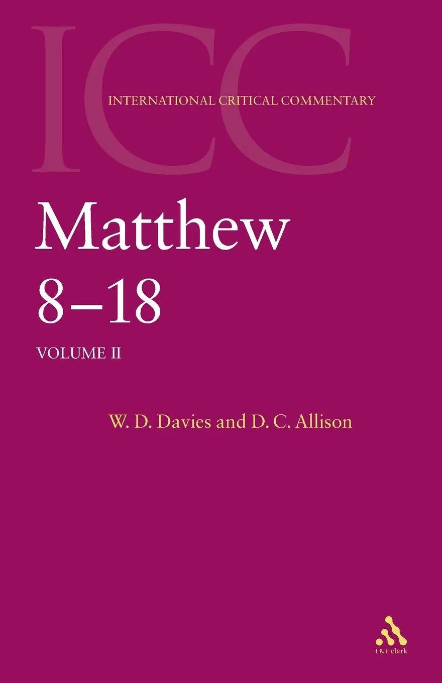 Cover: 9780567083654 | Matthew 8-18 | W. D. Davies (u. a.) | Taschenbuch | Englisch | 2004