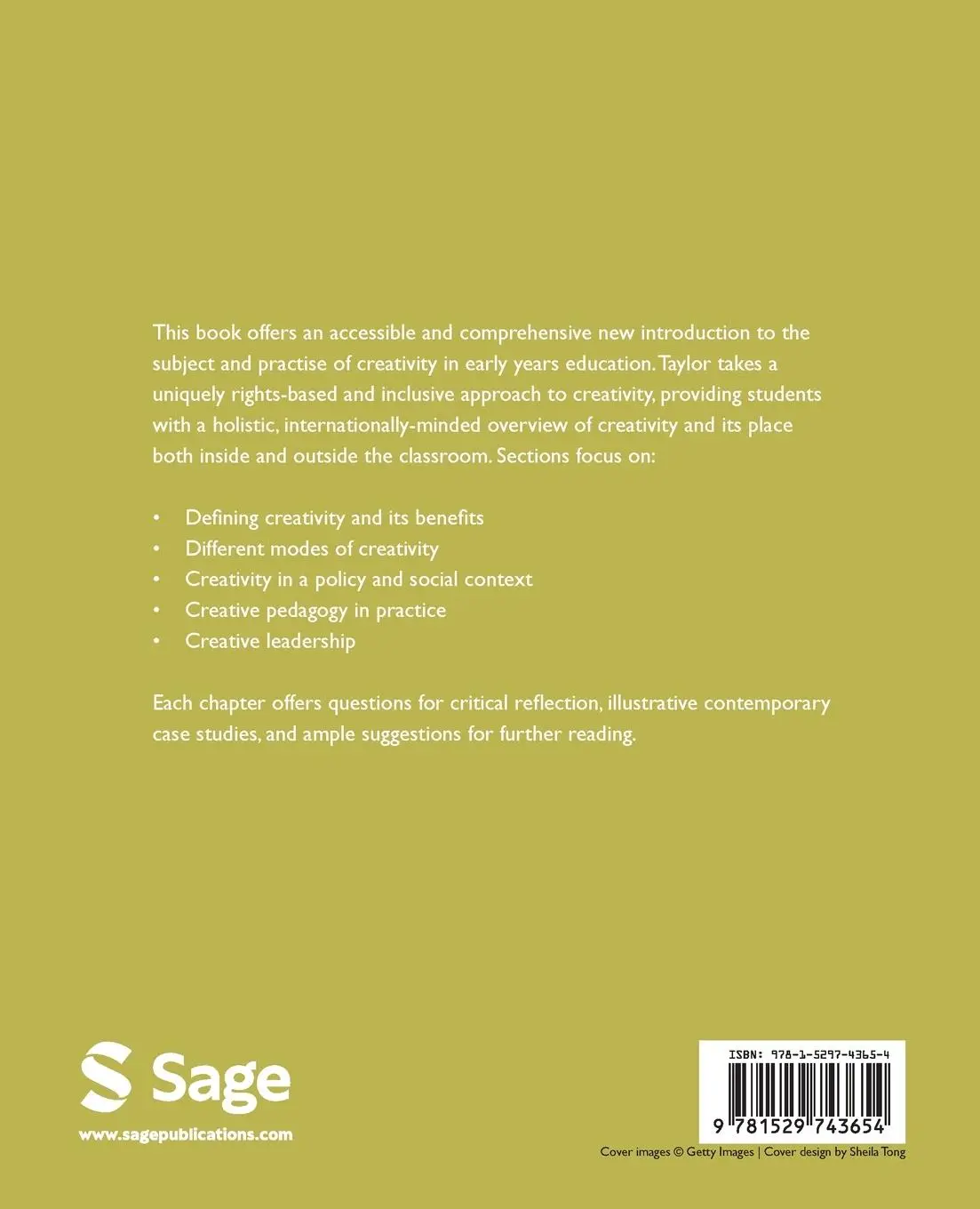 Rückseite: 9781529743654 | Creativity in the Early Years | Simon Taylor | Taschenbuch | Englisch