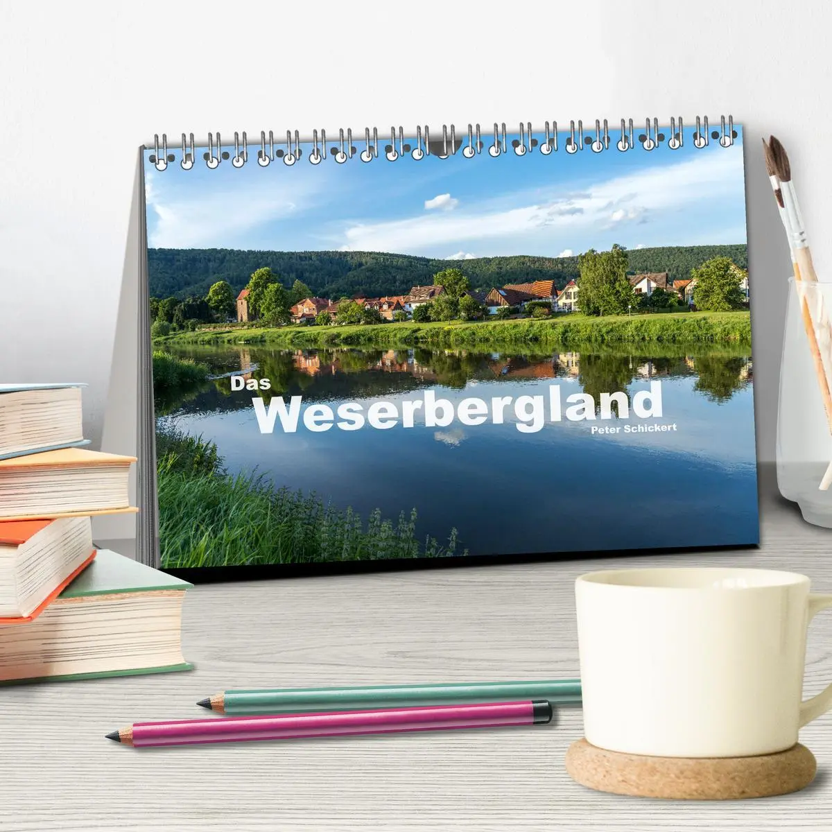 Bild: 9783457583654 | Das Weserbergland (Tischkalender 2026 DIN A5 quer), CALVENDO...