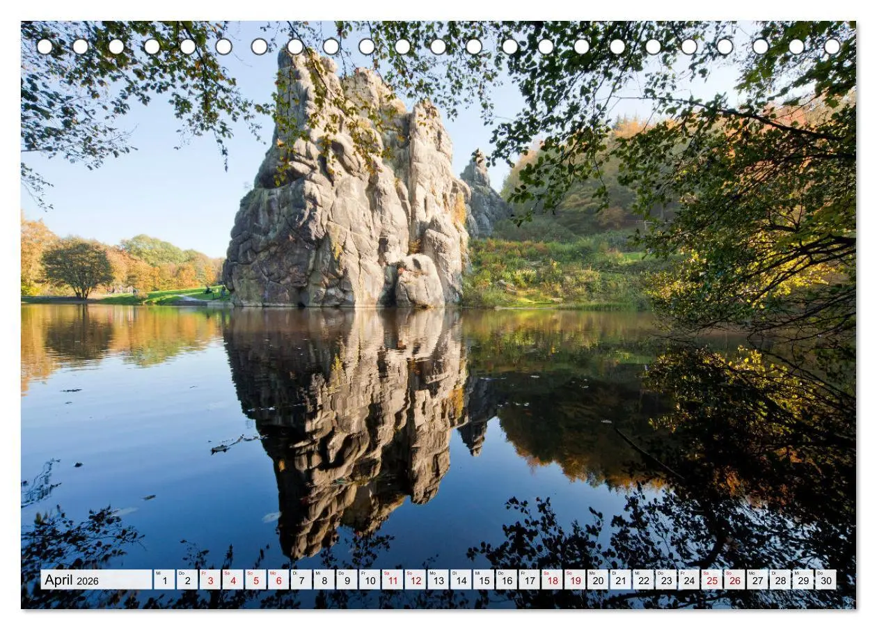 Bild: 9783457583654 | Das Weserbergland (Tischkalender 2026 DIN A5 quer), CALVENDO...