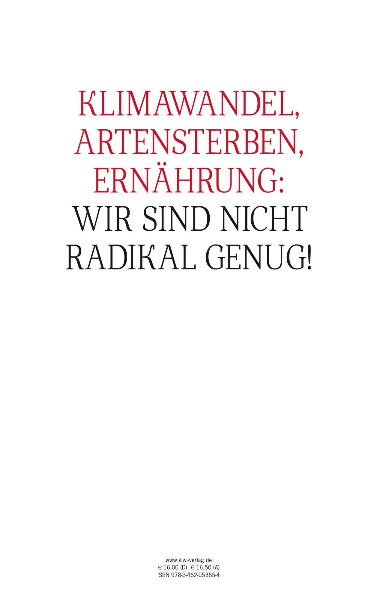 Rückseite: 9783462053654 | Alles wird anders | Das Zeitalter der Ökologie | Bernd Ulrich | Buch