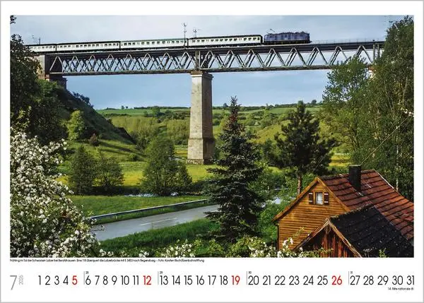 Bild: 9783731883654 | Faszinierende Eisenbahnen 2026 | Verlag Korsch | Kalender | 13 S.