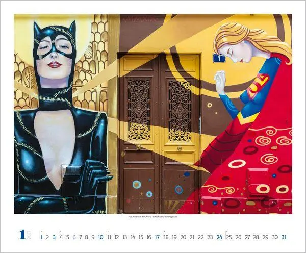 Bild: 9783819303654 | Street Art 2027 | Verlag Korsch | Kalender | 14 S. | Deutsch | 2027