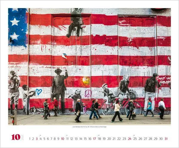 Bild: 9783819303654 | Street Art 2027 | Verlag Korsch | Kalender | 14 S. | Deutsch | 2027