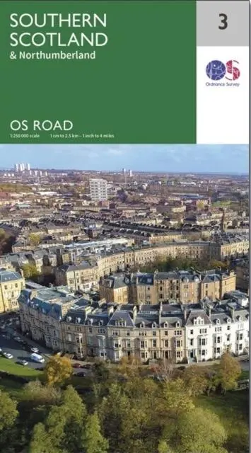 Cover: 9780319263754 | Southern Scotland &amp; Northumberland | (Land-)Karte | OS Road Map | 2020