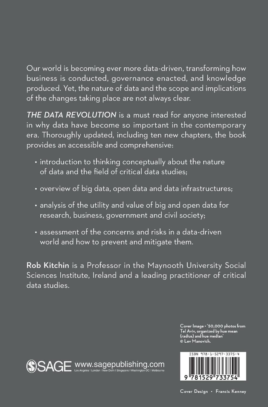 Rückseite: 9781529733754 | The Data Revolution | Rob Kitchin | Buch | Gebunden | Englisch | 2021
