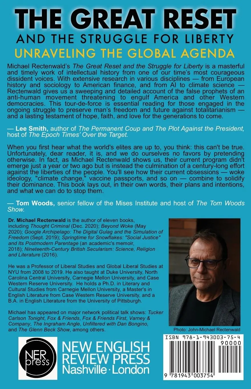 Rückseite: 9781943003754 | The Great Reset and the Struggle for Liberty | Michael Rectenwald