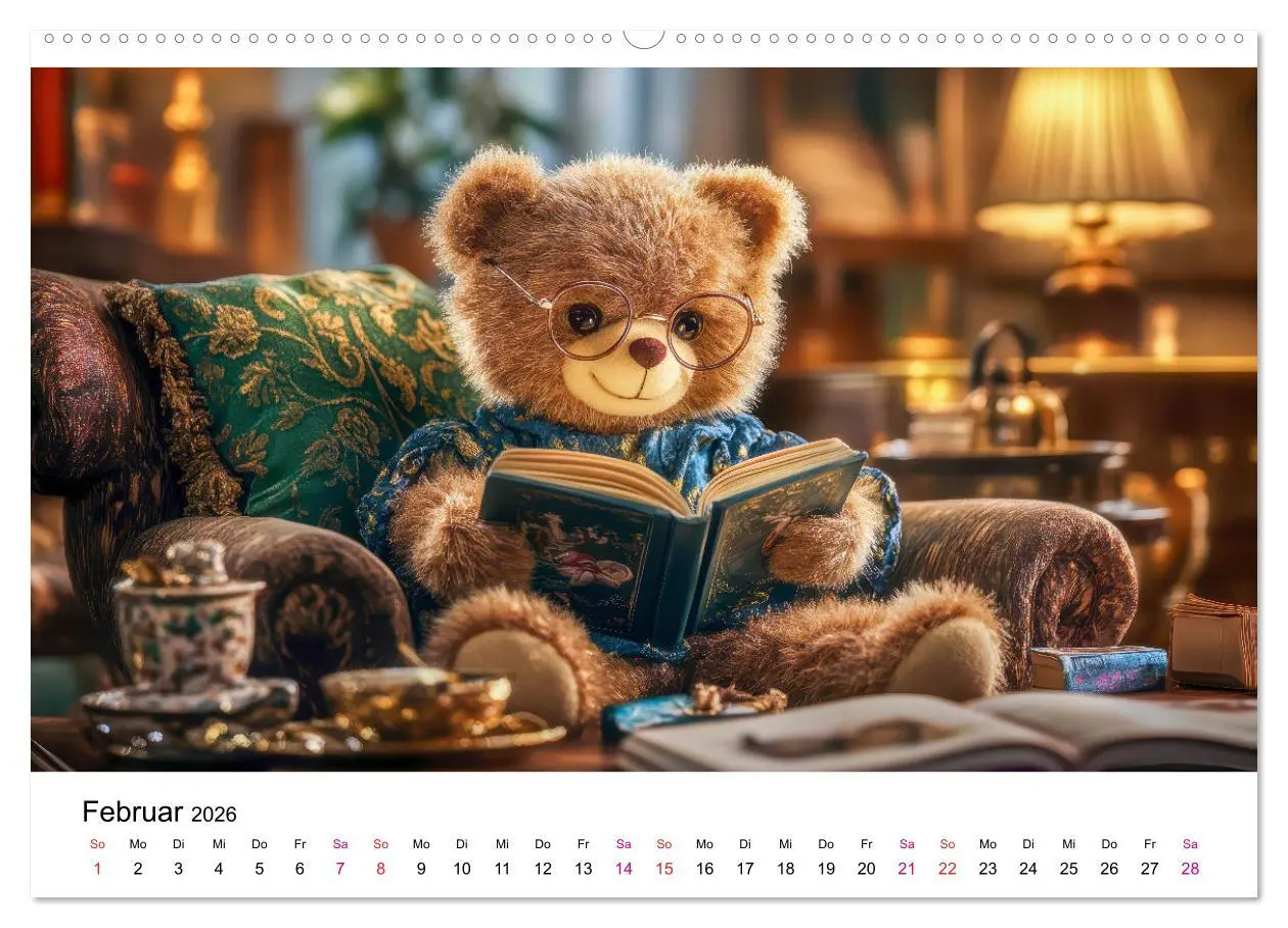 Bild: 9783457263754 | Teddys Welt - Bärenstark durchs Jahr (Wandkalender 2026 DIN A2...