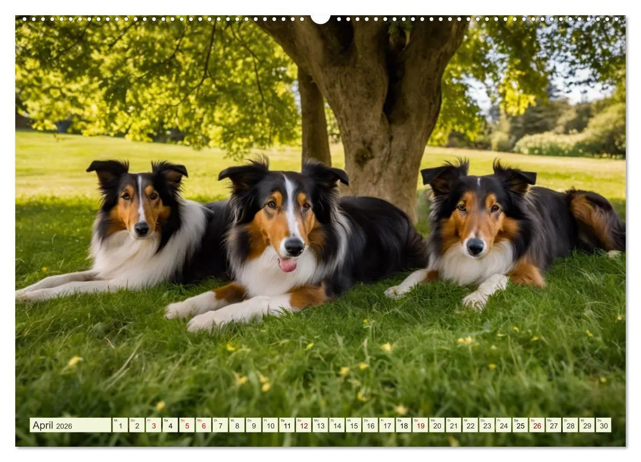 Bild: 9783457403754 | Traumhund Collie (hochwertiger Premium Wandkalender 2026 DIN A2...