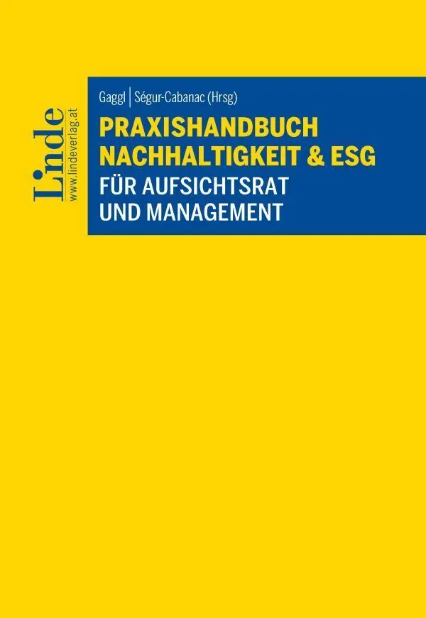 Cover: 9783707353754 | Praxishandbuch Nachhaltigkeit &amp; ESG für Aufsichtsrat und Management