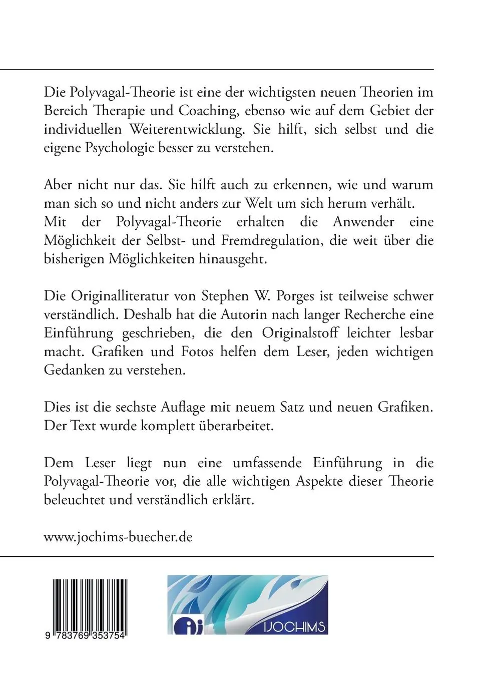 Rückseite: 9783769353754 | Meistere den Stress | Eine Einführung in die Polyvagal-Theorie | Buch
