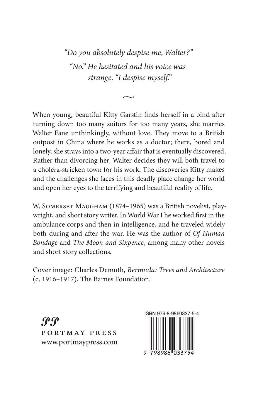 Rückseite: 9798986033754 | The Painted Veil | W. Somerset Maugham | Taschenbuch | Englisch | 2022