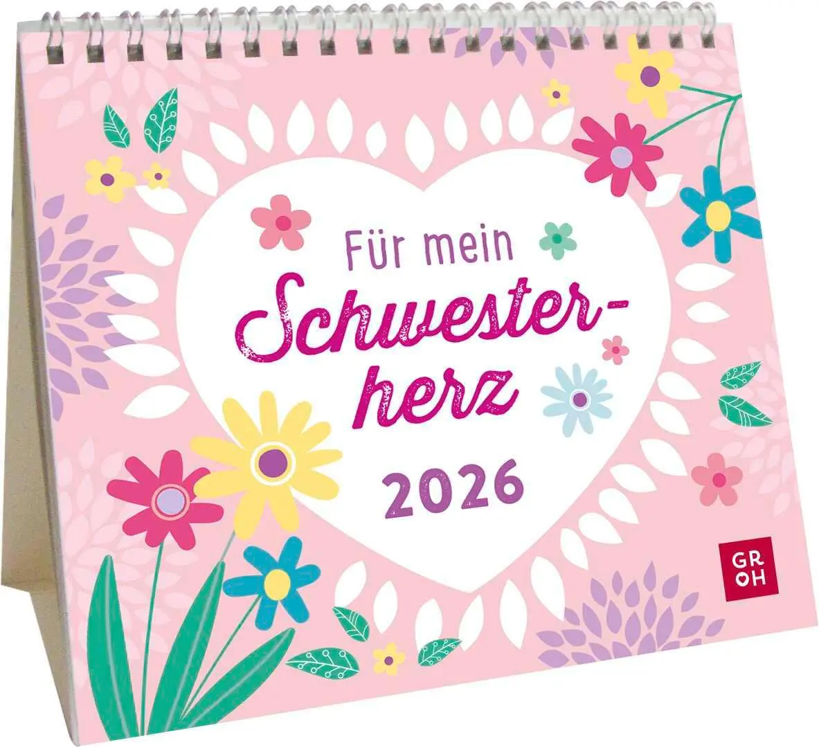 Cover: 4036442013854 | Mini-Kalender 2026: Für mein Schwesterherz | Groh Verlag | Kalender