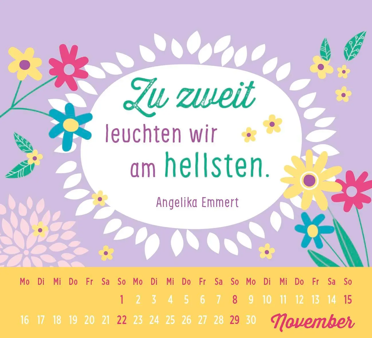 Bild: 4036442013854 | Mini-Kalender 2026: Für mein Schwesterherz | Groh Verlag | Kalender