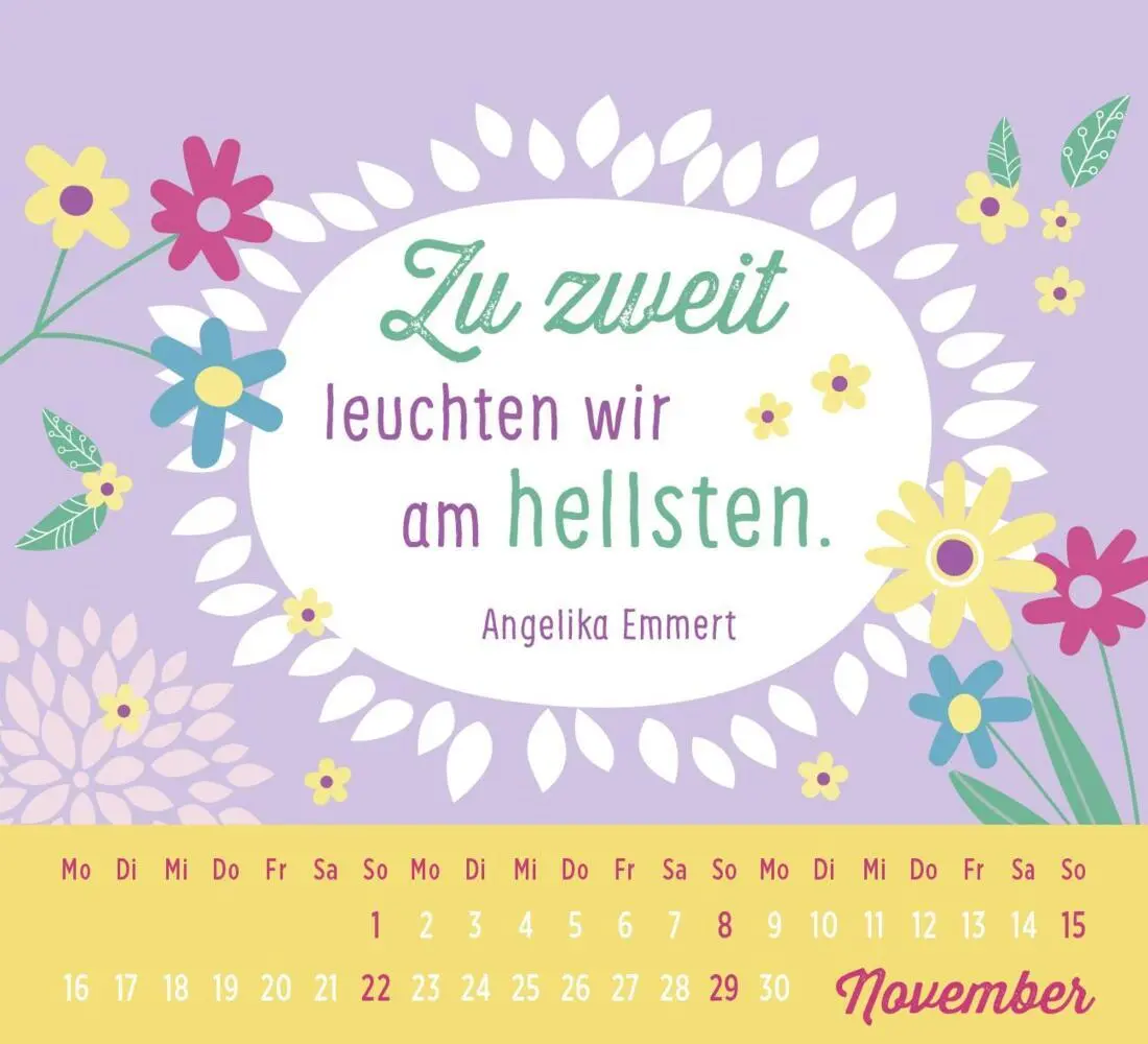 Bild: 4036442013854 | Mini-Kalender 2026: Für mein Schwesterherz | Groh Verlag | Kalender