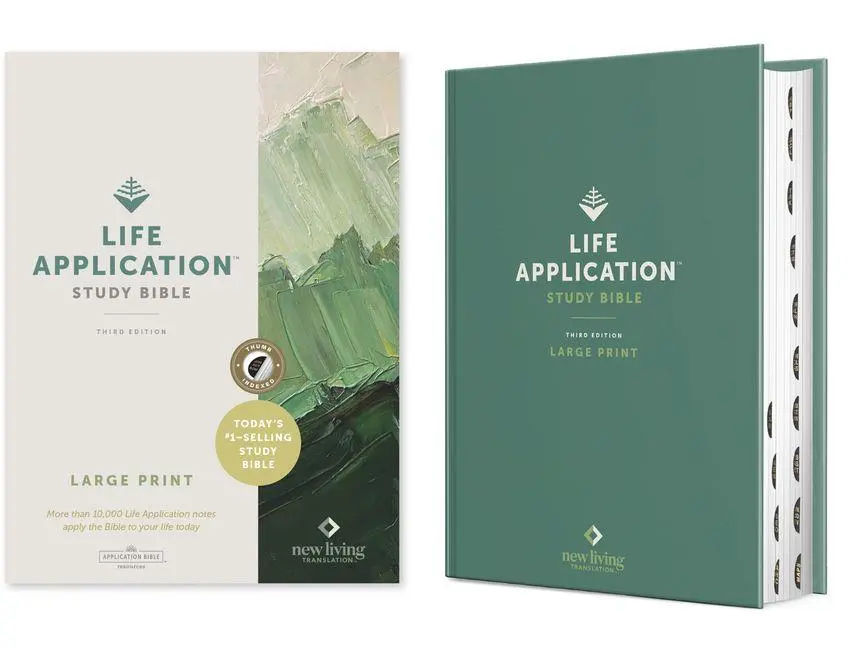 Cover: 9781496443854 | NLT Life Application Study Bible, Third Edition, Large Print (Red...