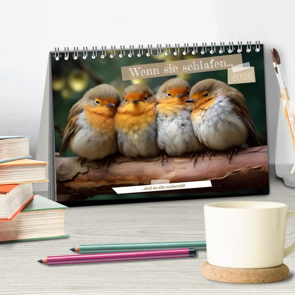 Bild: 9783457493854 | Wenn sie schlafen... (Tischkalender 2026 DIN A5 quer), CALVENDO...