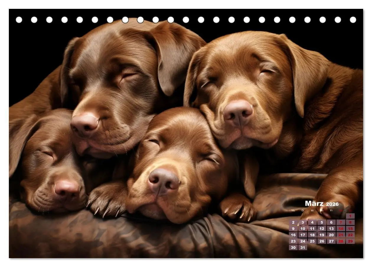 Bild: 9783457493854 | Wenn sie schlafen... (Tischkalender 2026 DIN A5 quer), CALVENDO...