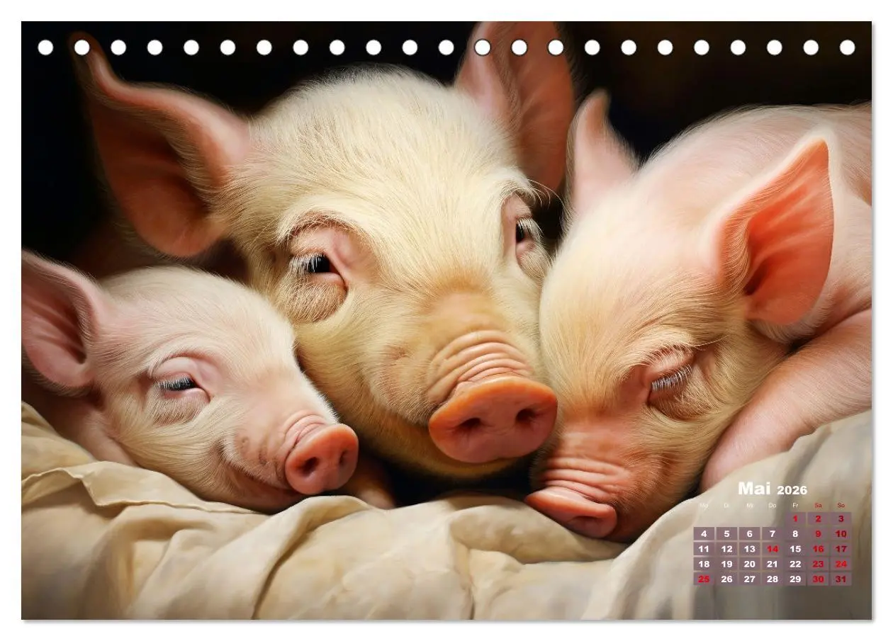Bild: 9783457493854 | Wenn sie schlafen... (Tischkalender 2026 DIN A5 quer), CALVENDO...