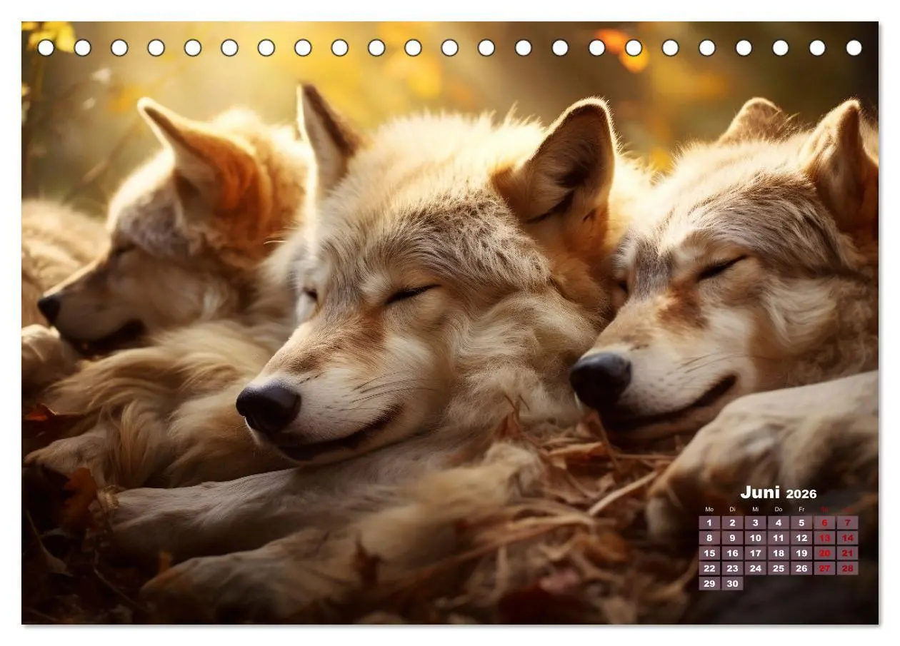 Bild: 9783457493854 | Wenn sie schlafen... (Tischkalender 2026 DIN A5 quer), CALVENDO...