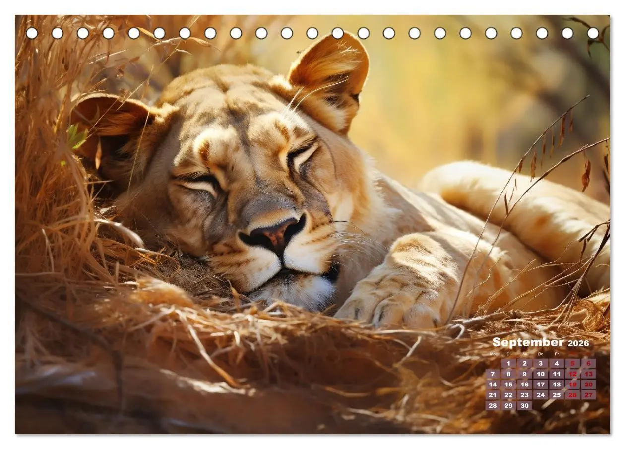 Bild: 9783457493854 | Wenn sie schlafen... (Tischkalender 2026 DIN A5 quer), CALVENDO...