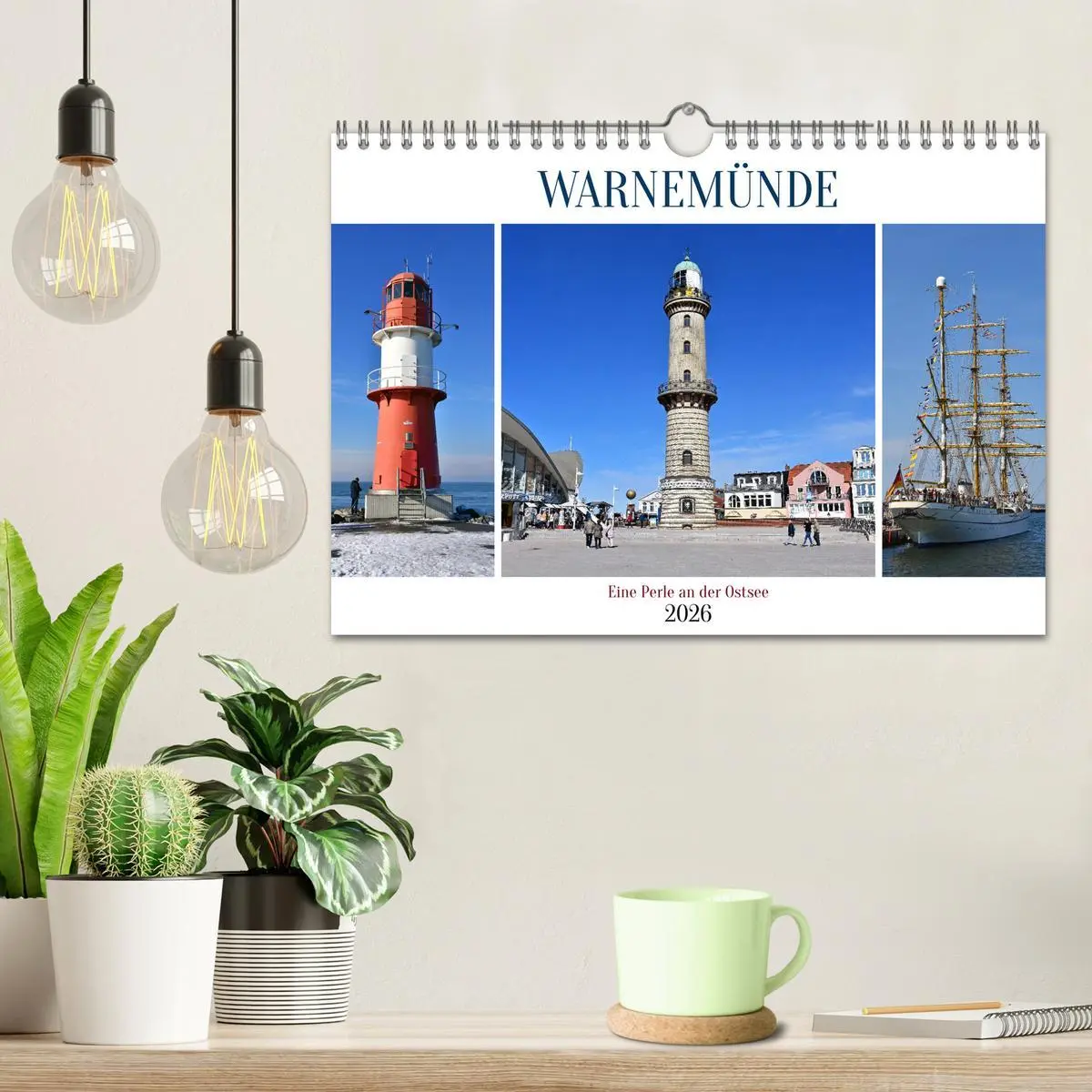Bild: 9783457563854 | WARNEMÜNDE (Wandkalender 2026 DIN A4 quer), CALVENDO Monatskalender