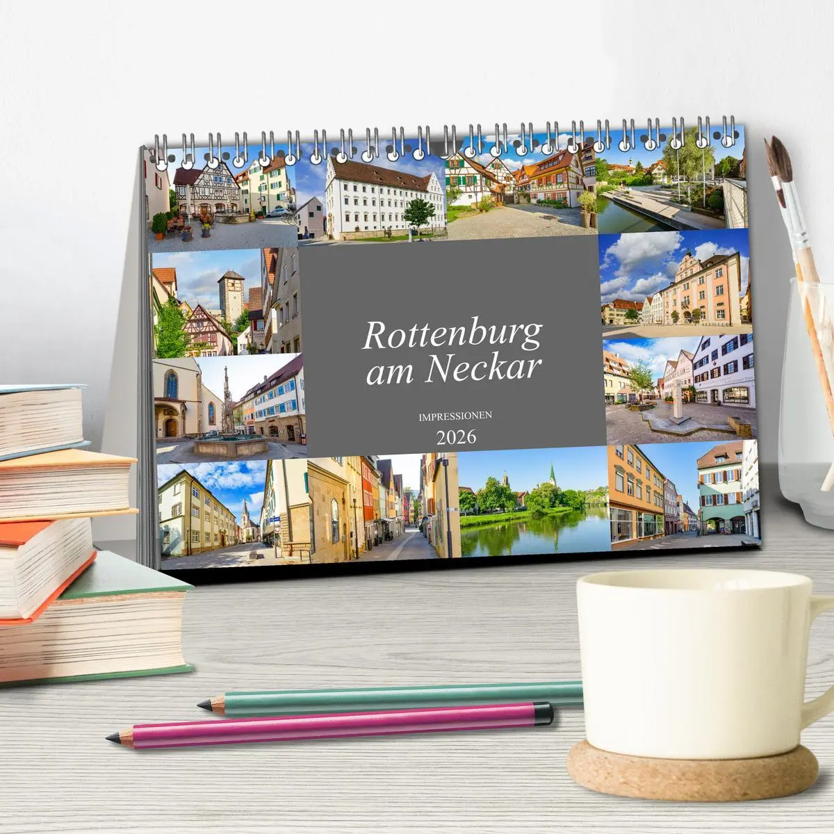 Bild: 9783457633854 | Rottenburg am Neckar Impressionen (Tischkalender 2026 DIN A5 quer),...
