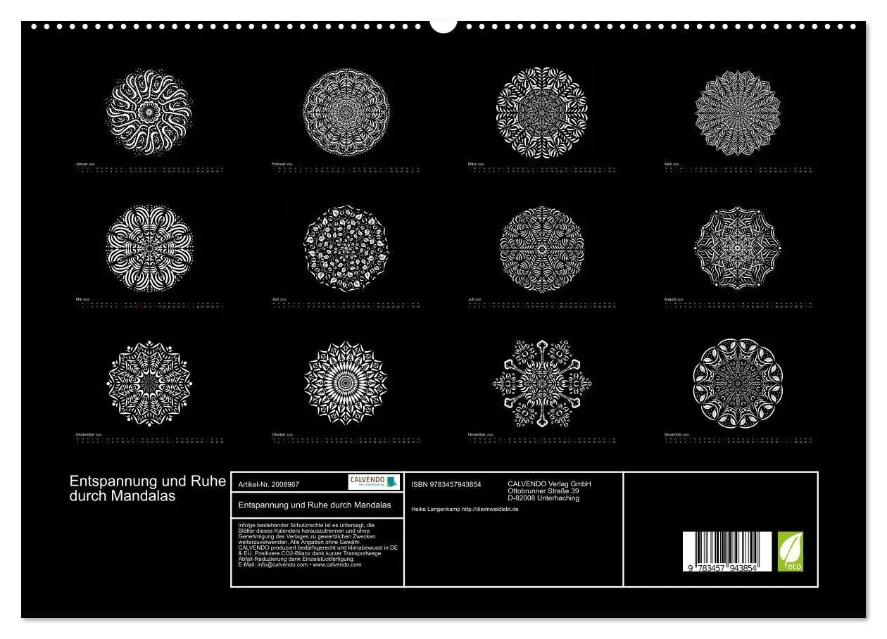 Bild: 9783457943854 | Entspannung und Ruhe durch Mandalas (hochwertiger Premium...