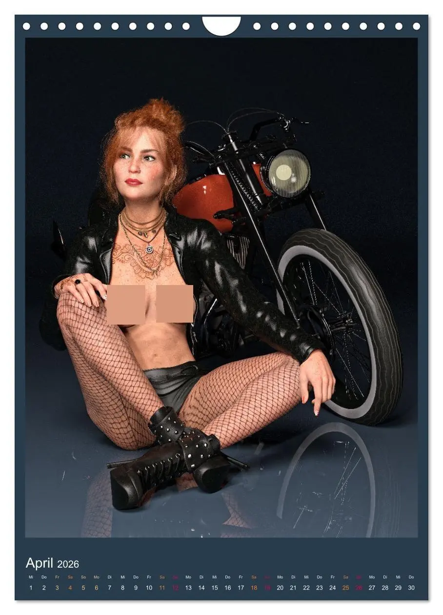 Bild: 9783516263954 | Hot Girls and Bikes (Wandkalender 2026 DIN A4 hoch), CALVENDO...