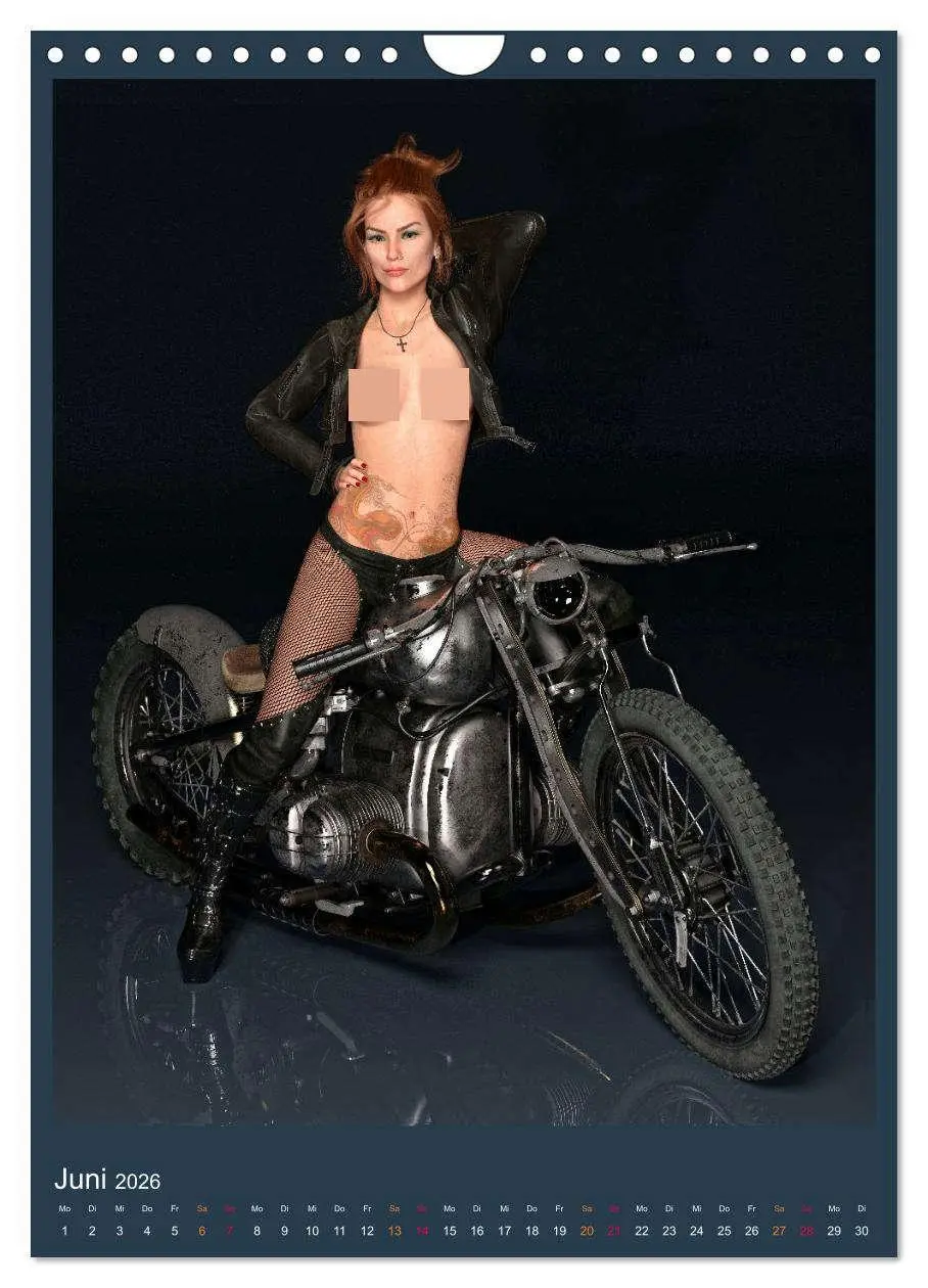 Bild: 9783516263954 | Hot Girls and Bikes (Wandkalender 2026 DIN A4 hoch), CALVENDO...