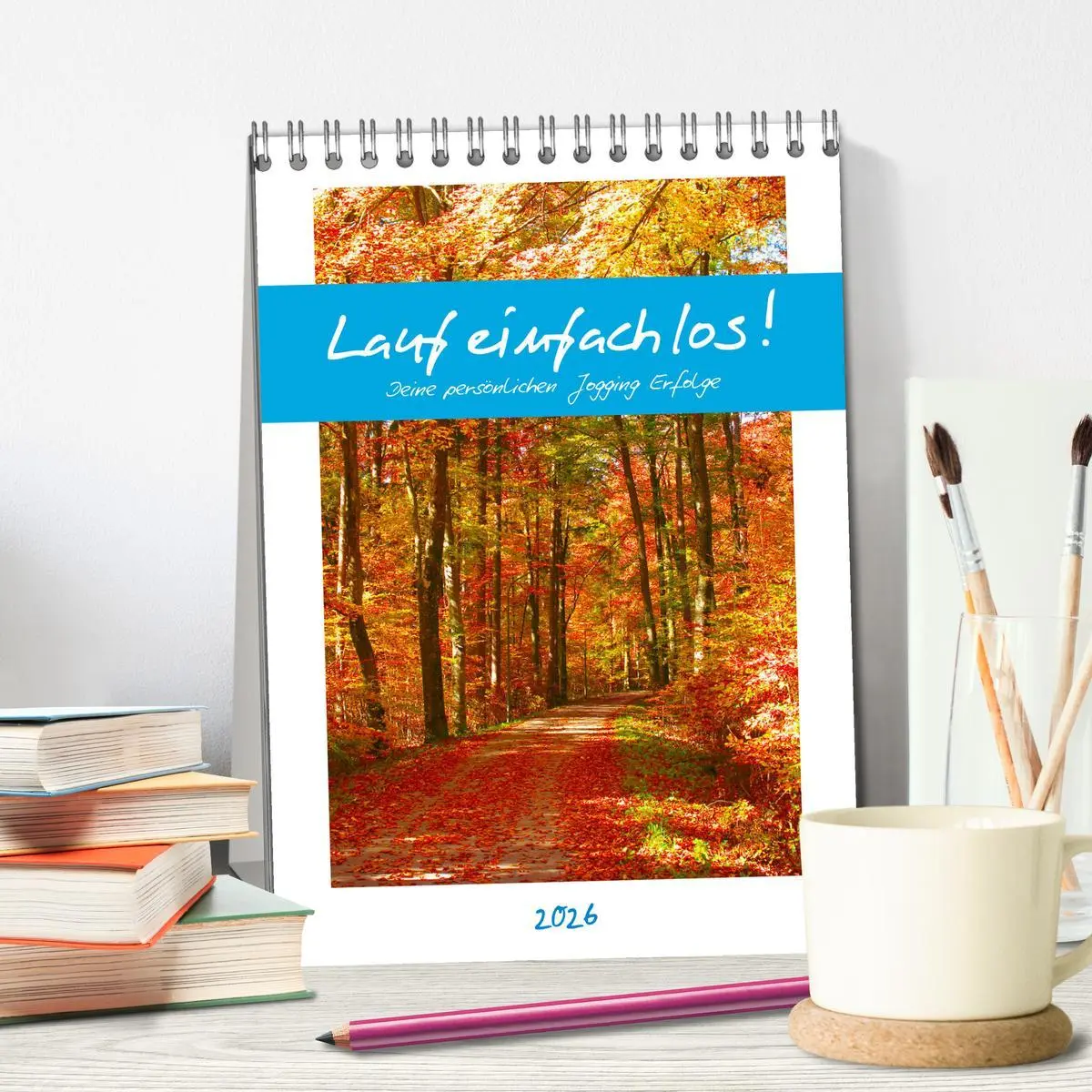 Bild: 9783516403954 | Lauf einfach los! Deine persönlichen Jogging Erfolge (Tischkalender...