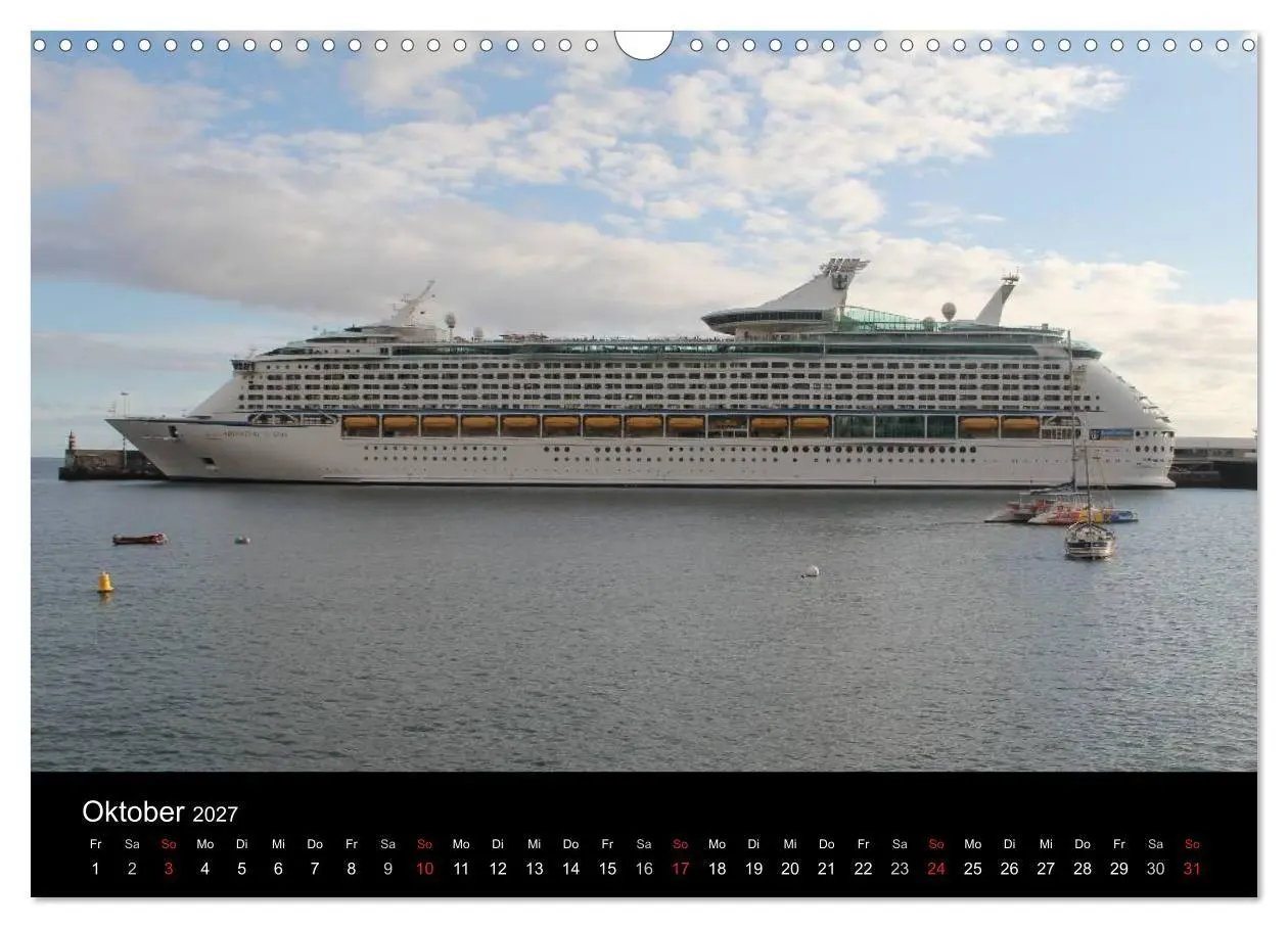 Bild: 9783594243954 | Kreuzfahrtschiffe in Europa (Wandkalender 2027 DIN A3 quer),...